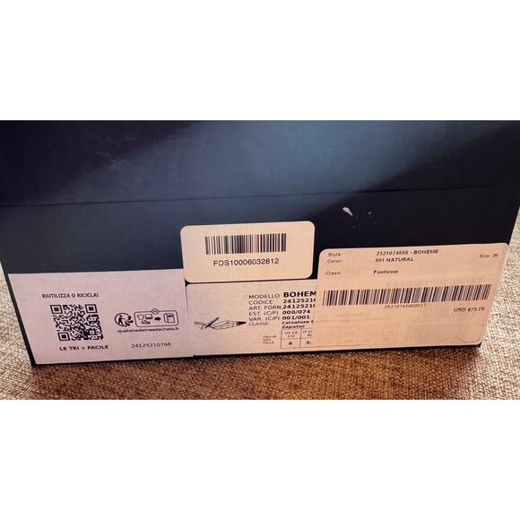 NWT Auth. Max Mara SportMax Python Leather Kitten Heel Mules Size 38.5 W/Box - Picture 11 of 11